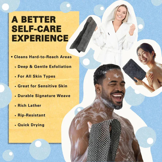 Sunmi™️ Exfoliating antibacterial shower towel